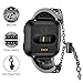KIMILAR Bracelet Bands Bling Bands Compatible with Fitbit Versa/Versa 2 Metal Bands, Women Stainless Steel Rhinestones Replacement Strap Jewelry Bracelet Wristbands with Adjustable Lock