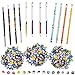 Totem World Poke Ball Theme Pencils and Mini Erasers - 12 Pack of Colorful Number 2 Pencils and 300 Mini Erasers for Kids Prizes