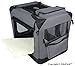 EliteField 3-Door Folding Soft Dog Crate with Carrying Bag and Fleece Bed (2 Year Warranty), Indoor & Outdoor Pet Home (36