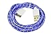 LANSUNS 5Pcs/Pack 10Ft Ruggedized Nylon Braided Extra Long Charger Data Cable Cord for iPhone 3G 3GS 4 4S iPad 1/2/3 iPod Nano Touch (Package A)