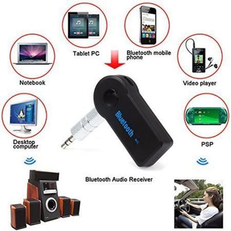 iSolar Concept Portable bluetooth car receiver 12v 3.0 Bluetooth Music Audio Stereo Adapter Receiver for Car AUX IN Home Speaker MP3