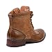 Polar Fox Jonah MPX808567 Mens Casual Wing Tip Perforated High-Top Brogue Boots – Brown, Size 11