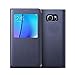 Lookatool for Samsung Galaxy Note 5 Luxury Window Flip Leather Case Cover Skin (Black)