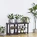 SONGMICS Bamboo Shoe Bench, Shoe Rack for Boots, Entryway Storage Organizer, 3-Tier Shoe Shelf, for Hallway, Bathroom, Living Room, Corridor, Brown ULBS06Z