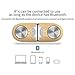 laughingatall Portable Bluetooth Speakers, Magnetic True Wireless Stereo Dual-Driver TWS Waterproof Speaker with Leather Case for iPhone/Android,Wood Grain