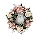 Lingstar Classic Artificial Simulation Flowers Garland for Home Room Garden Lintel Decoration,Pink Peonies