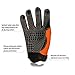 Vgo 3-Pairs Work Glove, High Dexterity Synthetic Leather with Silicone for Antislip,Multipurpose(Size L,3 Color,SL7895)