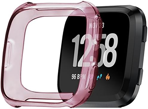 Dizywiee For Fitbit Versa Case, TPU Rugged Protective Frame Shock Resistant Cover Shell For Fitbit Versa Fitness Smart Watch