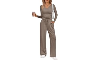 Trendy Queen 2 Piece Lounge Sets for Women Fall Outfits 2025 Fashion Two Piece Sweatsuits Business Casual Outfits Clothes