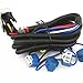 [ALL STAR TRUCK PARTS] 4-Headlight Relay Wiring Harness H4 Headlamp Light Bulb Ceramic Socket Plugs Set
