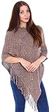 Simplicity Women's Oversize Soft Knitted Poncho / Cape
