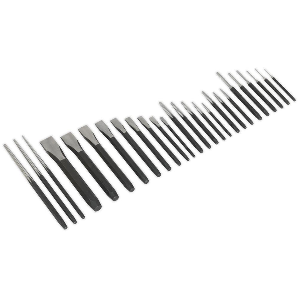 Sealey AK9298 26PC Punch & Chisel Set