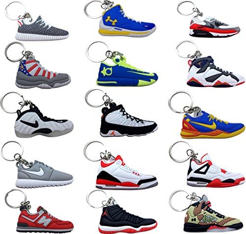 Air Jordan Michael Jordan Shoe Game Basketball Jumpman Key Chain Keychains (Get these 15 Keychains)