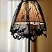 OLABB Halloween Decoration Lace Lamp Shade Topper Fireplace Mantel Scarf Door Curtain Festive Party Suppliess18x60 inch