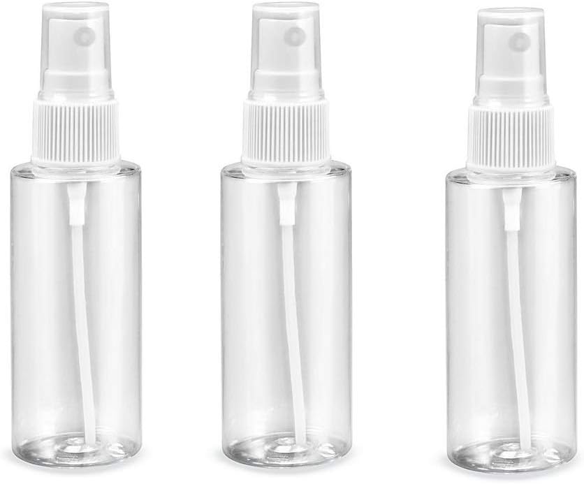 QTH Feel Good Refillable Fine Mist and Oil Spray Bottle (100 ml) Set of 3 Pcs