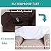 Turquoize Waterproof Furniture Protectors for Recliners Covers Non-Slip Furniture Cover for Chair Cover, Brown Quilted Sofa Cover Stay in Place Small Recliner Protector (Recliner:Brown)