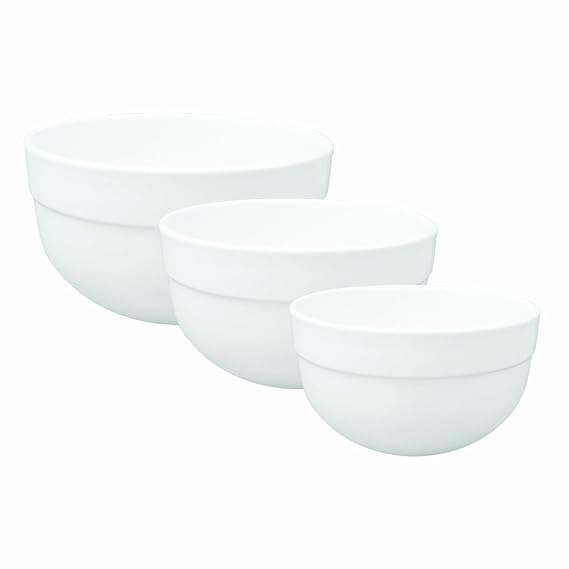 Emile Henry Mixing Bowl Set of 3, White Amazon.co.uk Kitchen & Home