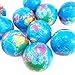 Oruuum 12 Globe Squeeze Stress Balls Earth Ball - Squeeze Relief Novelty Toys