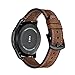 KARTICE Compatible with Samsung Galaxy Watch 3 45mm Bands Galaxy Watch 46mm Bands 22mm Leather Strap Replacement Buckle Band for Galaxy Gear S3 Frontier Classic Watch Band (Blue/Red)