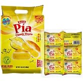 Flavor Mini Creamy Banh Pia Custard Hopia Cake - Banh Pia Kim Sa Trung Muoi 6 Vi - 12 Cakes per Bag (Pia Custard Durian)