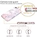 iPhone 7 Plus Case,iPhone 8 Plus Case,DOUJIAZ Shiny Rose Gold White Marble Design Clear Bumper TPU Soft Case Rubber Silicone Cover for iPhone 7 Plus/iPhone 8 Plus
