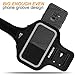 RUNBACH Armband for Galaxy S9,Running Exercise Gym Bag with Fingerprint Touch/Key Holder and Card Slot for Samsung Galaxy S9 (Black)