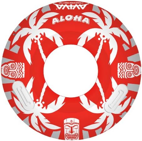 Rave Sports Aloha Tube Float Red/White/Grey