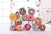 ChezMax Round Donut Pillow 16 Inch, Soft Decorative 3D Print Seat Pad Cushion, Comfortable Plush Funny Cute Food Shaped Stuffed Throw Pillow for Adult Couch Floor Chair Sofa Office-Pink Sugar