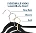 Closet Complete Premium Quality, True-Heavyweight, 80-gram, Virtually-UNBREAKABLE Velvet Hangers, Ultra-Thin, Space Saving, No Slip Hangers, Best for SUIT CHROME Hooks, Camel Set of 50