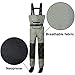 8 Fans Men’s Fishing Chest Waders - 3-Ply Durable Breathable and Waterproof with Neoprene Stocking Foot Insulated Chest Waders, for Duck Hunting, Fly Fishing, A Mesh Storage Bag Included Size 3XL
