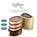 Vaya Tyffyn 33.5 oz, Gold, Vacuum Insulated Lunch Box with Bagmat - 3 Copper finished Stainless Steel Food Storage Containers- BPA Free, Eco-Friendly Bento Box (Color:Gold)