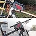 KUOKALE Bicycle Frame Bag Bike Front Tube Handlebar Bag 6.0 inch Touch Screen Mobile Phone Bag Bike Front Frame Large Capacity Storage Bag Bikes Accessories.