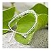 4Ocean Bracelet with Charm Made from 100% Recycled Material Upcycled Jewelry (White)