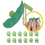 Botrong Random Color Fun Beans Squeeze Toys Pendants Anti Stressball Squeeze Funny Gadgets