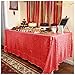 ShinyBeauty Rectangle Tablecloth Cotton Checkered Tablecloth Plaid Table Cloth for Dining Room Anti-Fading Cotton Linen Dust-Proof Table Cover for Home Kitchen Tables (60x102-Inch, Red)