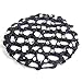 Silvercell Bun Cover Snood Hair Net Ballet Dance Skating Chic Crochet With Diamond (Black)