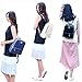 Copi Women's Modern Design Casual Fashion small Backpacks Black
