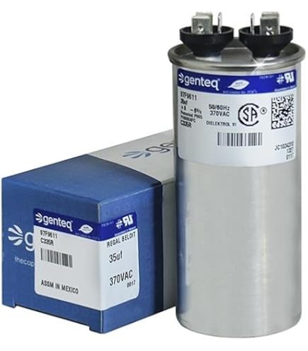 GENTEQ 97F9848 Capacitor Motor Run 35/5UF, 440V, 6%, CASE