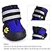 Fantastic Zone Waterproof Pet Boots Dog Boots for Various Size Dogs Labrador Husky Paw Protectors Shoes 4 Pcs