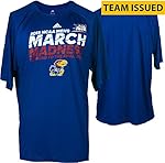 Kansas Jayhawks Team-Issued 2015 Road To The Final Four Shirt - Fanatics Authentic Certified - Other College Game Used Items