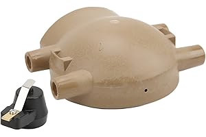 XTevu Tractor Distributor Cap, Ignition Rotor and Distributor Cap Set Compatible with Ford 2N 8N 9N 4 Cylinder Tractor, Tune 