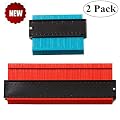 Contour Gauge Duplicator, Outline Gauge Measuring Tools for Wood Marking and Laminate Measurement, Plastic Profile Copy Gauge. Perfect Fit and Easy Cutting - 2 Pack 5 Inches and 10 Inches