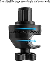 GUZIKO 2 Pcs Garden Swing Plastic Fittings 2.2cm Frame Interface view 5