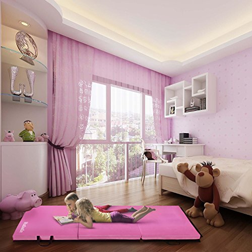 Matladin-6-Folding-Tri-fold-Gymnastics-Gym-Exercise-Aerobics-Mat-6ft-x-2ft-x-2in-PU-Leather-Tumbling-Mats-for-Stretching-Yoga-Cheerleading-Martial-Arts