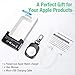 Wireless iPhone Watch Charger [ MFi Certified], Portable iwatch Charger 700mAh Smart Keychain Power Bank, Compatible Watch Series 4, 3, 2, 1 & Nike 38/42mm Watch Charger for Travel