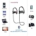 Bluetooth Headphones, ICOCO Wireless Headset V4.1 Heavy Bass Stereo In Ear Earbuds Waterproof Sports Earphones Sweatproof Noise Isolating IPX5 with Mic