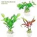 DaKuan 2 Pack Fake Marimo Balls and 5 Pack Aquarium Plants, Fish Tank Decorations Home Décor Plastic Assorted Colorthumb 4