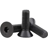 M3-0.5 x 14mm Flat Head Socket Cap Screws, 10.9 Grade Alloy Steel,DIN 7991,Allen Socket Drive, Black Oxide Finish, Machine Thread, Countersunk Bolts,Fully Thread Quantity 60
