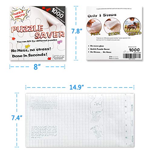 3 Jigsaw+Puzzle+Glue+Mat+Sticks