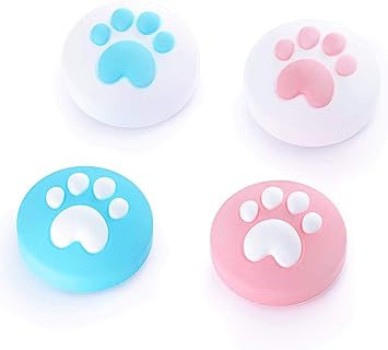 Lightpro Switch Thumb Grips Cap Joystick Caps For Nintendo Switch Joy Con And Nintendo Switch Lite Controller Cute Cat Paw Soft Silicone Analog Stick Covers Amazon Ca Electronics